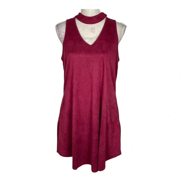 Boutique Andree Suede Mini Dress - Picture 2 of 6